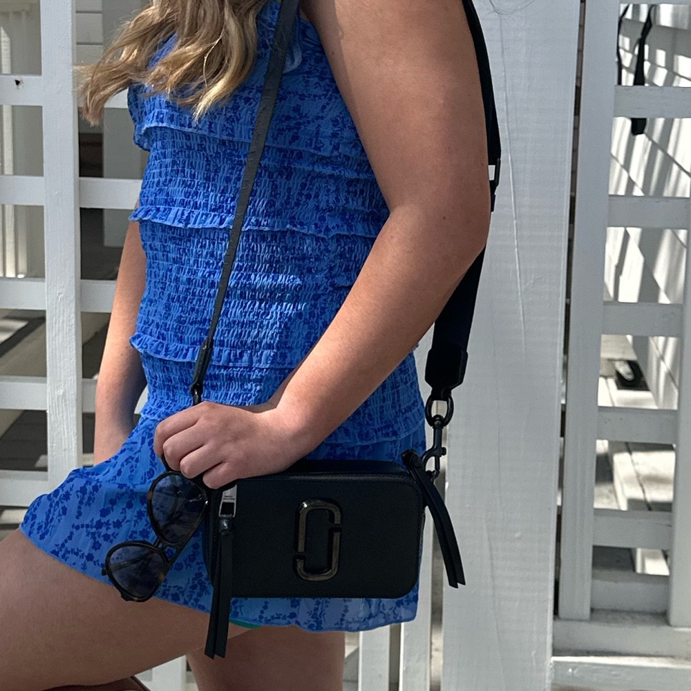 Black Crossbody Bag with Strap Marc Jacobs